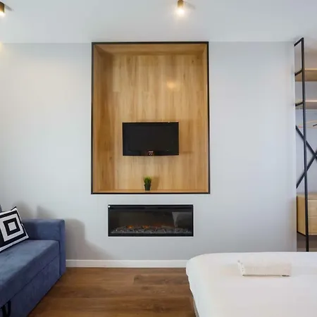 Loft In Old Ac Fireplace Apartment *