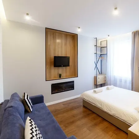 Apartment Loft In Old Ac Fireplace