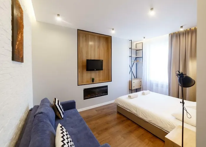 Apartamento Loft In Old Ac Fireplace