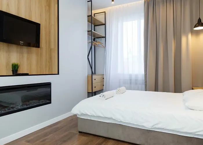 Lejlighed Loft In Old Ac Fireplace Lviv