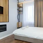 Apartman Loft In Old Ac Fireplace Lviv